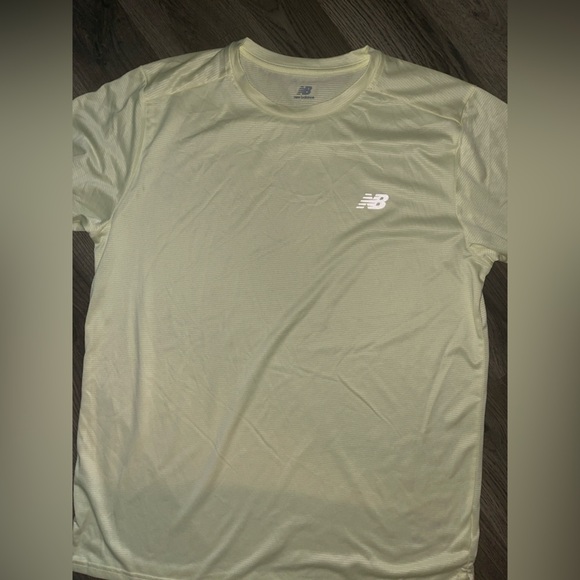 New Balance dri fit shirt (new without tags) light yellow - Picture 1 of 1